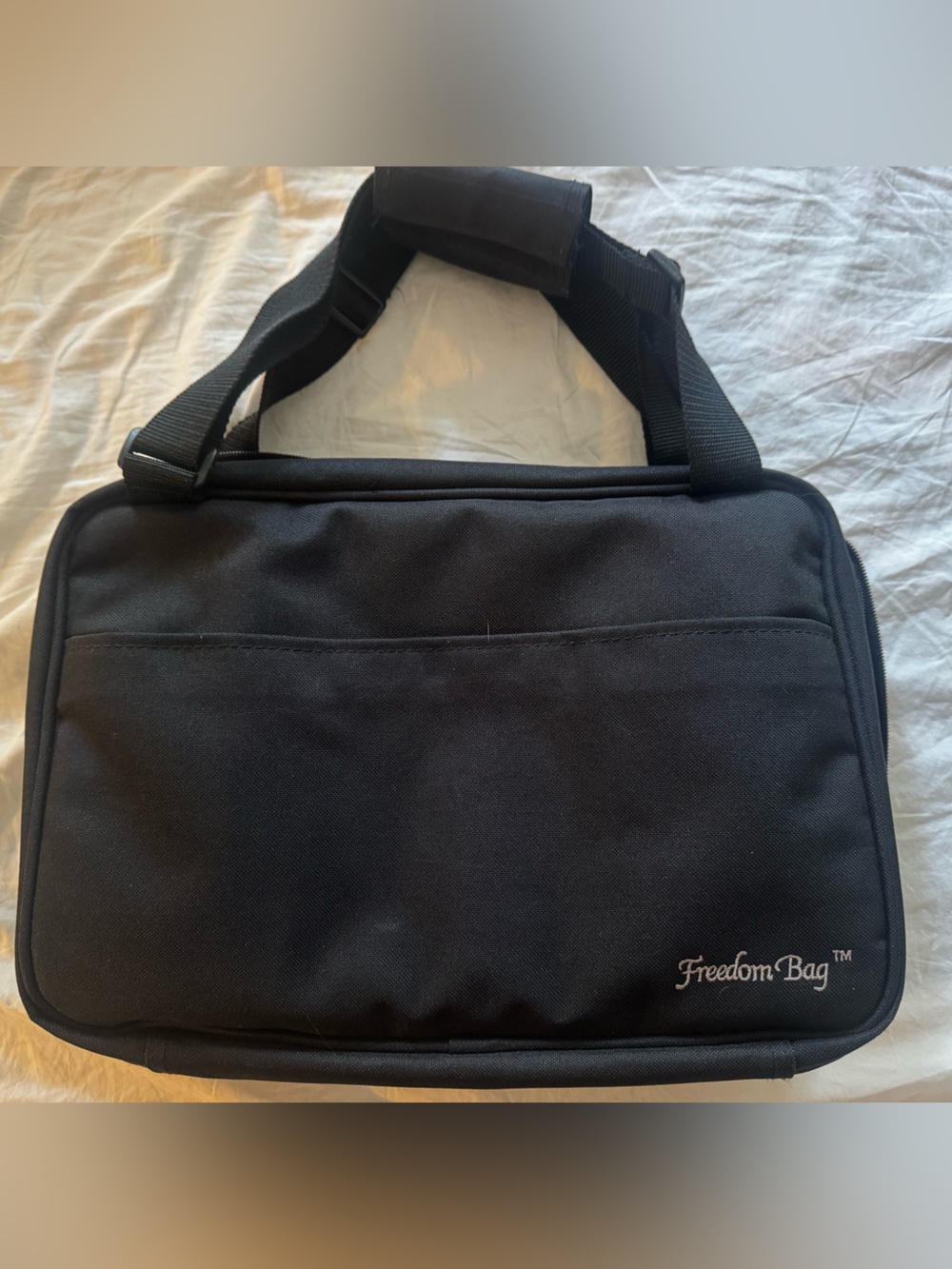Freedom toiletries Travel Case Makeup canvas bag Organizer adjustable handles